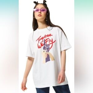 Nike Fly Collective‎ Optimism Women's Together We Fly T-Shirt Oversized Size M